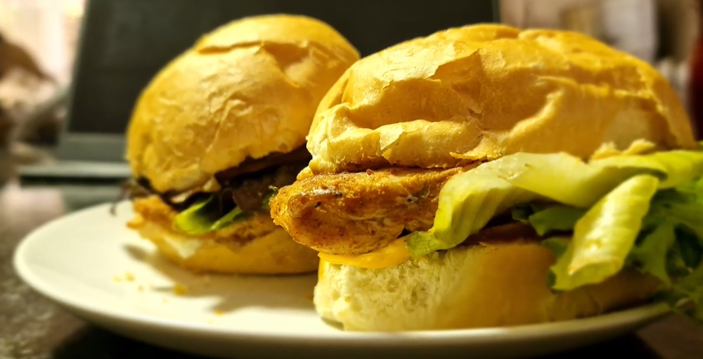 Crispy Chicken Burger with a Spicy Twist
